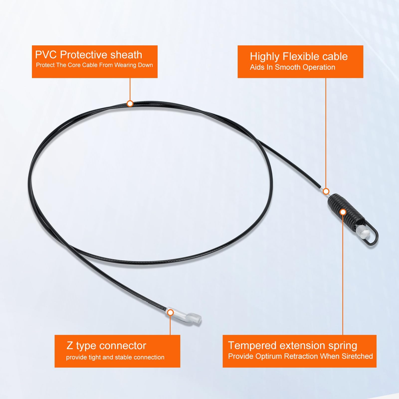 Hipa 946-04230b Auger Cable for MTD 946-04230 946-04230A 746-04230 746-04230A 746-04230b MTD Cub Cadet 2X 3X Craftman Snow Blower - Image 4