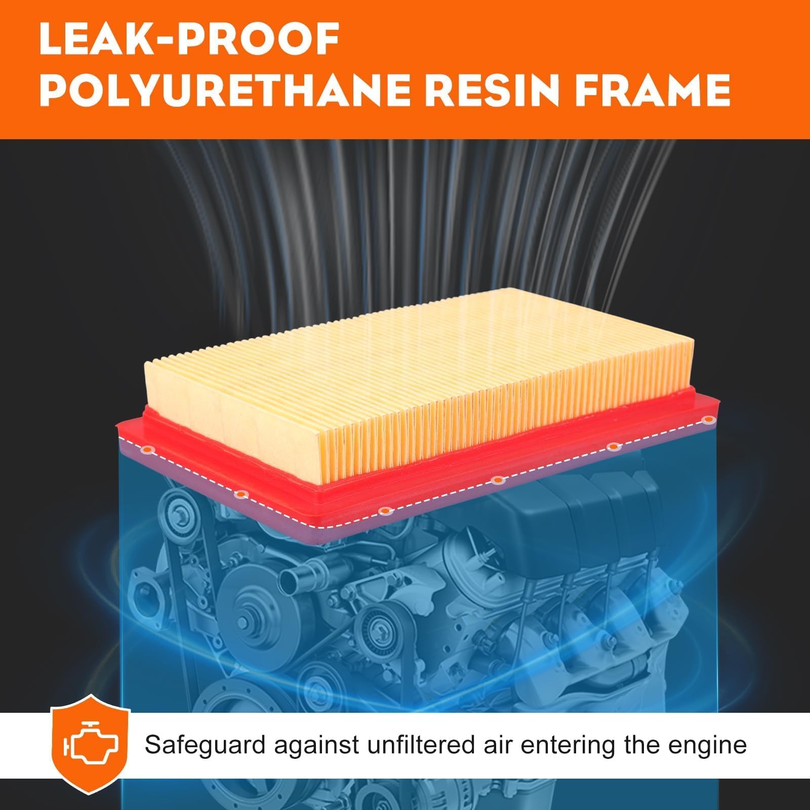 Hipa 951-10298 XT675 Air Filter for Cub Cadet ST100 ST 100 SC100 173CC Replace Kohler 149CC 14 083 19-S 14 083 01-S Courage XT7 XT6 Engines with 951-10358A Fuel Filter - Image 7