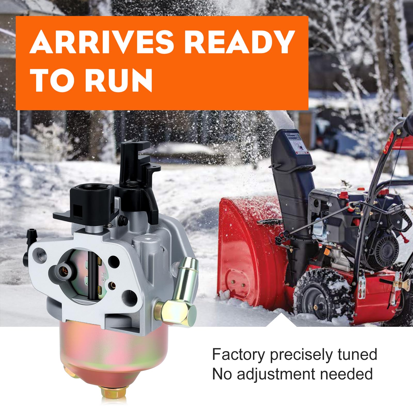 Hipa 951-15236 Carburetor for Troy Bilt Storm 2410 31BS6BN2711 670-WU 270-WU 208CC Snow Blower Thrower Engine Models Replace 751-15236 789845 Carb - Image 4