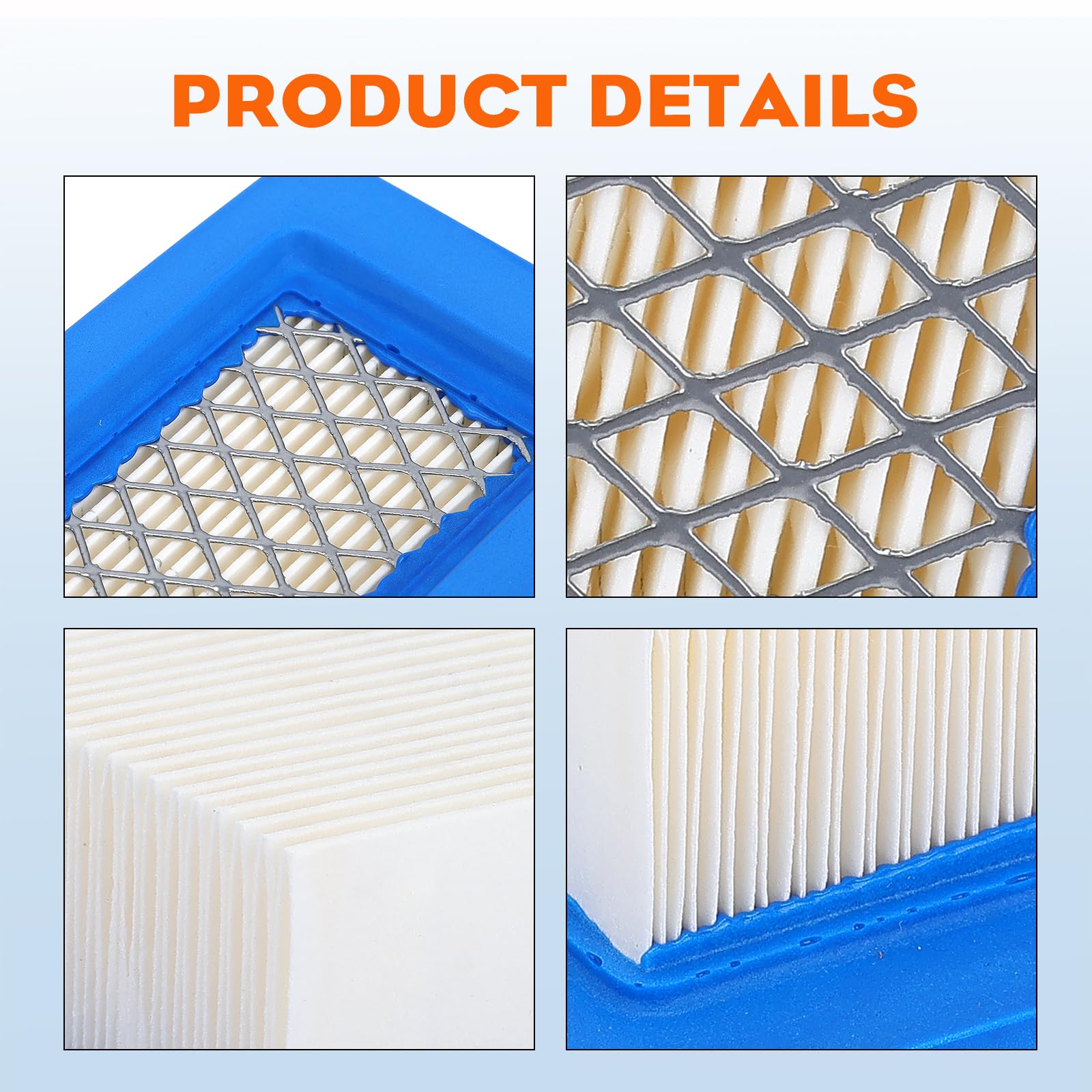 Hipa A226000032 Air Filter for Echo Leaf Blower PB500T PB-580T PB603 PB403 PB413 PB755ST PB611 PB620 PB650 PB651 Model Replace A226000031 Air Filter Pack of 10 - Image 7