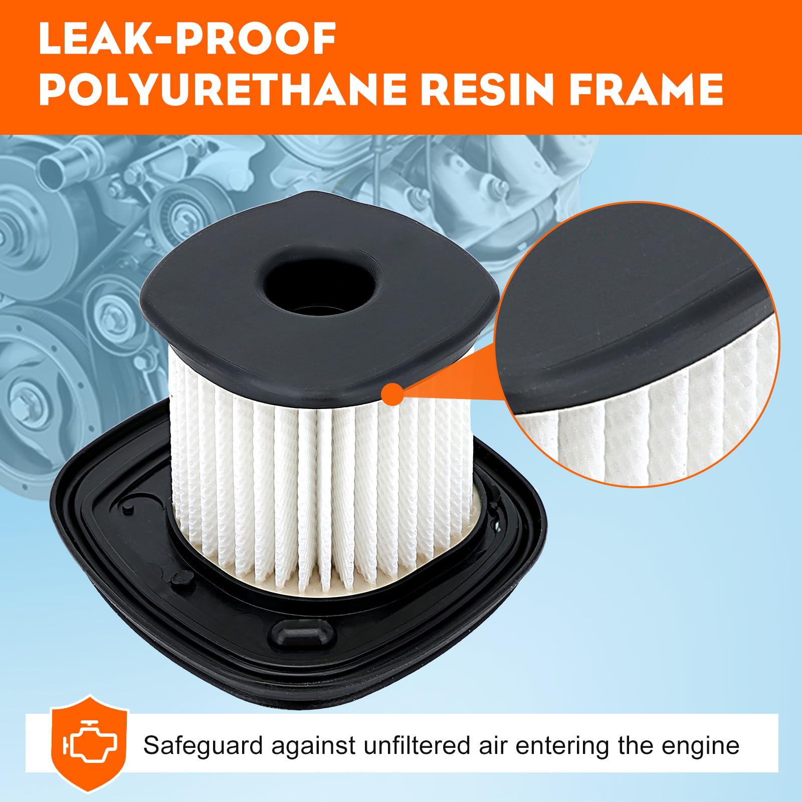 Hipa BG86 Air Filter for S-tihl BG86C BG 86 SH86 SH86C Leaf Blower Parts 4241-140-4400 4241-140-4403 with Spark Plug Fuel Filter Tune Up Kit - Image 7