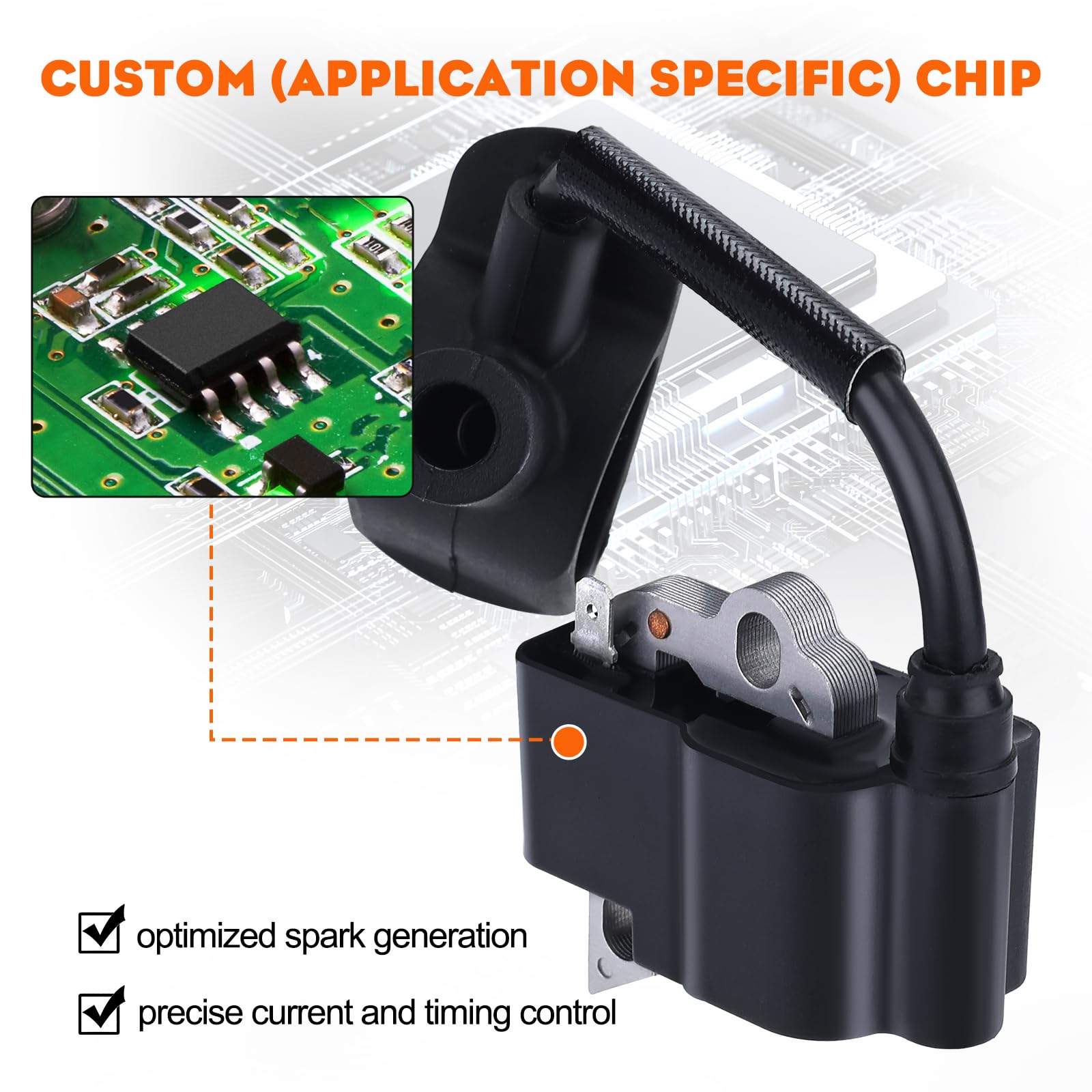 Hipa BR600 Ignition Coil for Stihl BR500 BR600Z BR700 Backpack Leaf Blower Replaces 4282-400-1305 4282-400-1308 4282 400 1305 - Image 4