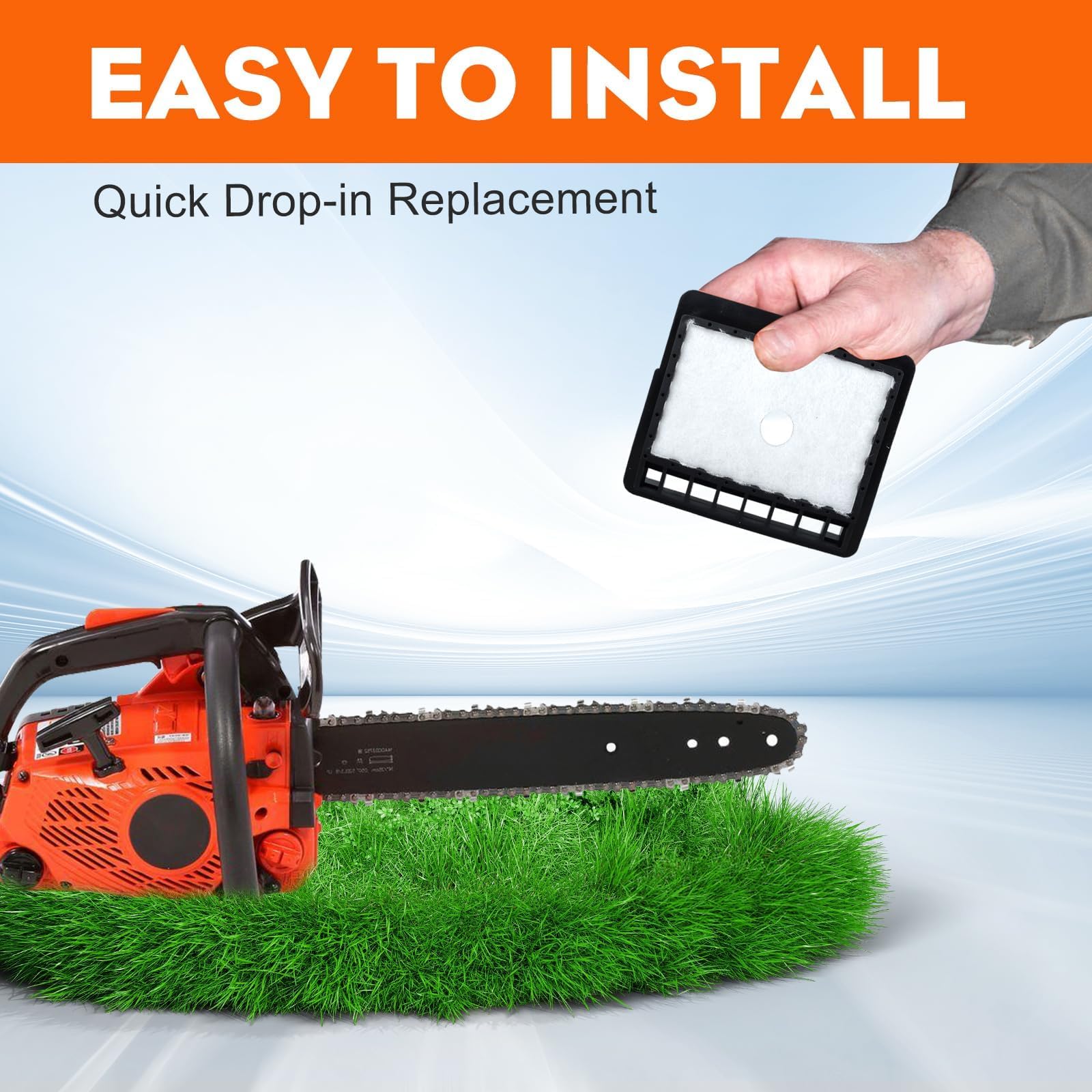 Hipa 13031039132 Air Filter Kit for Echo CS-300 CS-301 CS-305 CS-306 CS-340 CS-341 CS-345 CS-346 CS-3000 CS-3400 CS-3450 Chainsaw 13031039131 Fuel Filter - Image 6