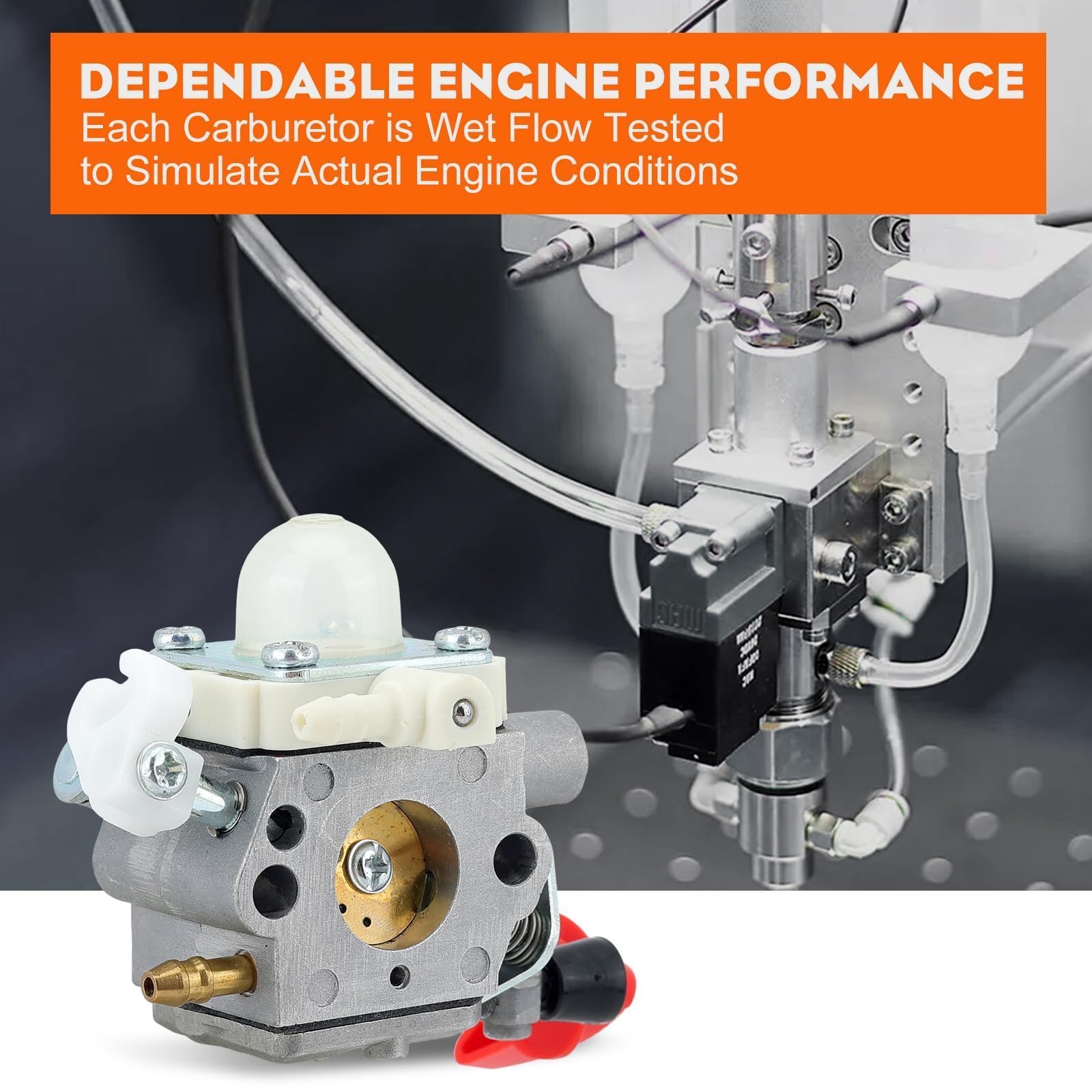 Hipa FS56RC Carburetor for Stihl FS 56 RC FS70R FS56 KM56RC FS70 FS70RC FS56C FC70 HT56C KM56 FC56 FS50 HL56K HT56 FS56R FS70C KN56 KM56C Trimmer Brushcutter Replace 4144 120 0608 C1M-S267A - Image 6