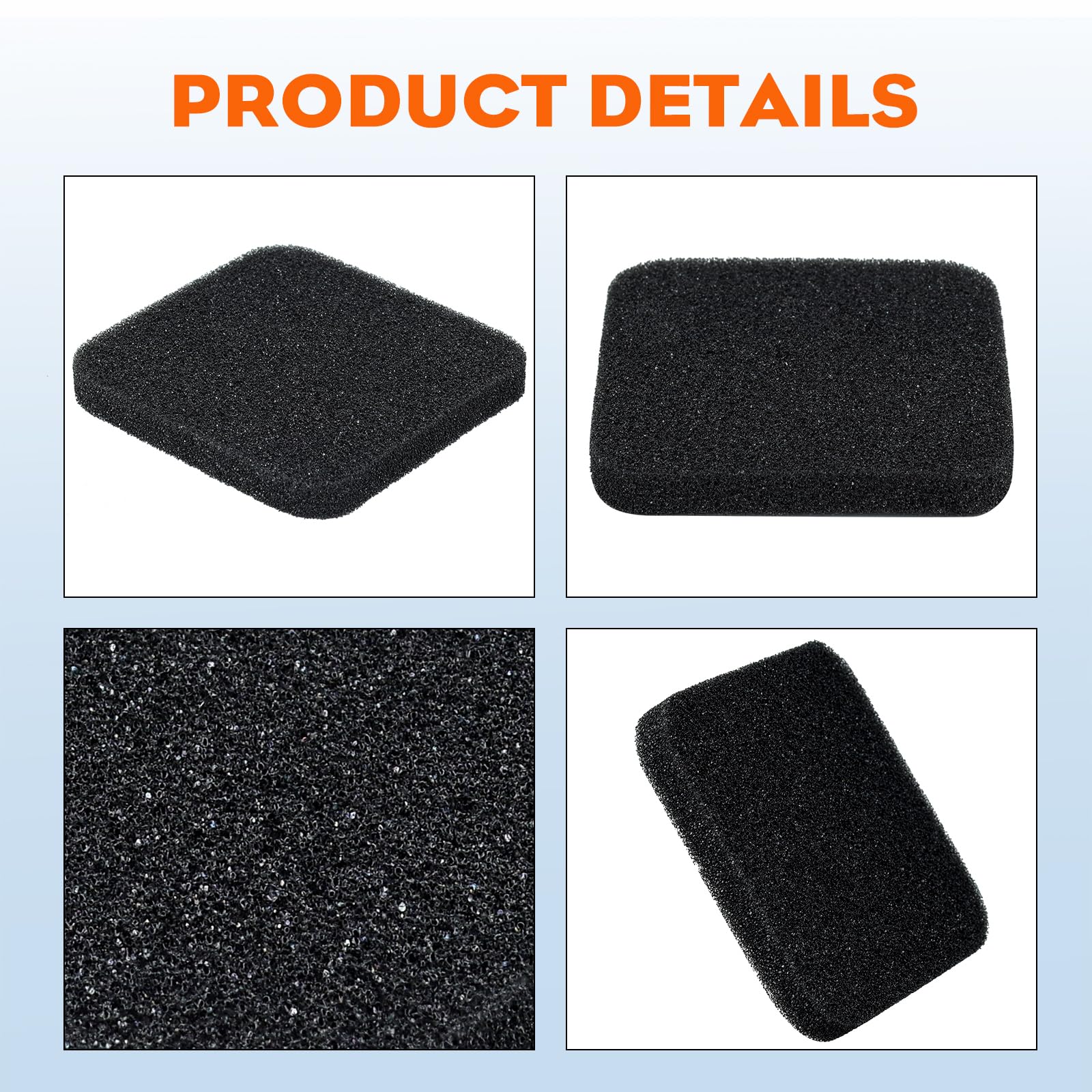 Hipa 2Pack FS85 FS80 Air Filter Cleaner for Sthil FS 80 BG72 BG75 FS80R FS75 HS80 FS 85 HS85 HS75 Trimmer Weedeater BrushCutter Replace 4137-124-1500 4137-124-2800 Air Filter Pre Filter - Image 7