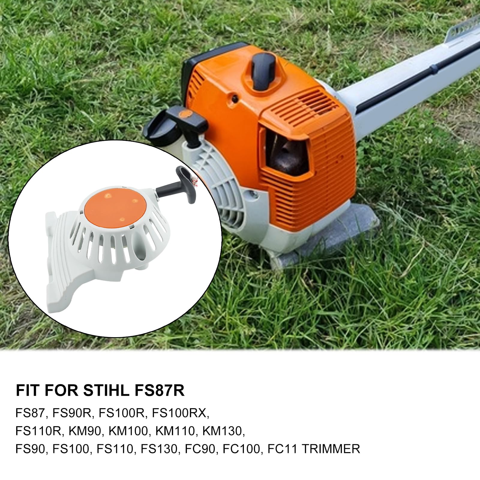 Hipa FS90R Pull Recoil Starter for S-thil FS87R FS87 FS90R FS100R FS100RX KM90 KM100 KM100 KM130 String Trimmer 4180 190 4000 - Image 4