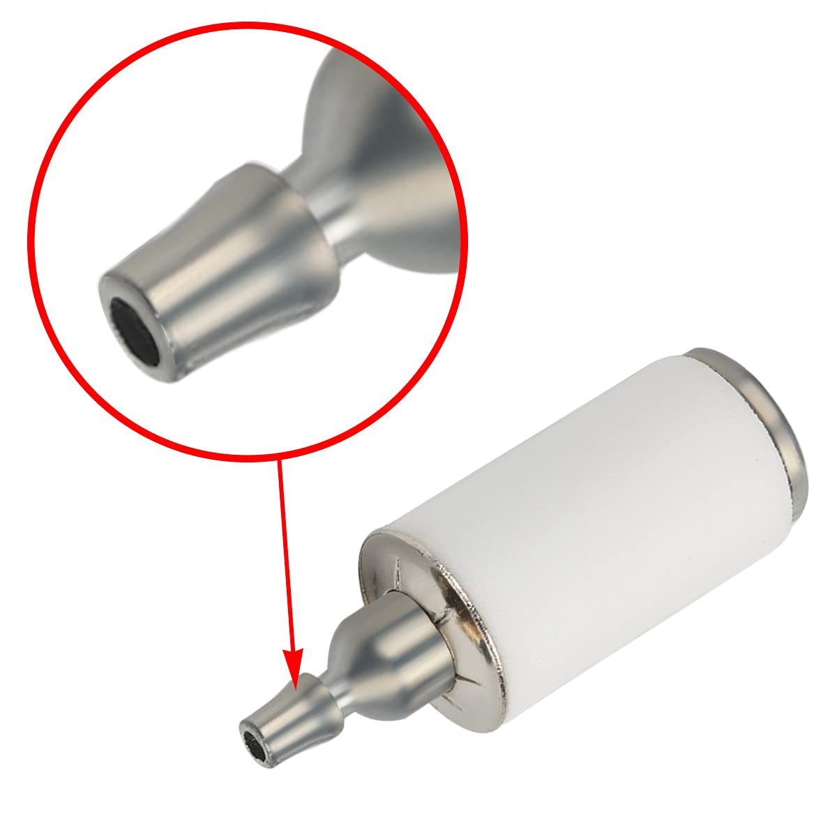 HIPA Fuel Filter for Husqvarna 128LD 124 125 128 Series String Trimmer Brush Cuter Pole Pruner Edger Weedeater Poulan Craftsman Gas Leaf Blower - Pack of 10 - Image 3