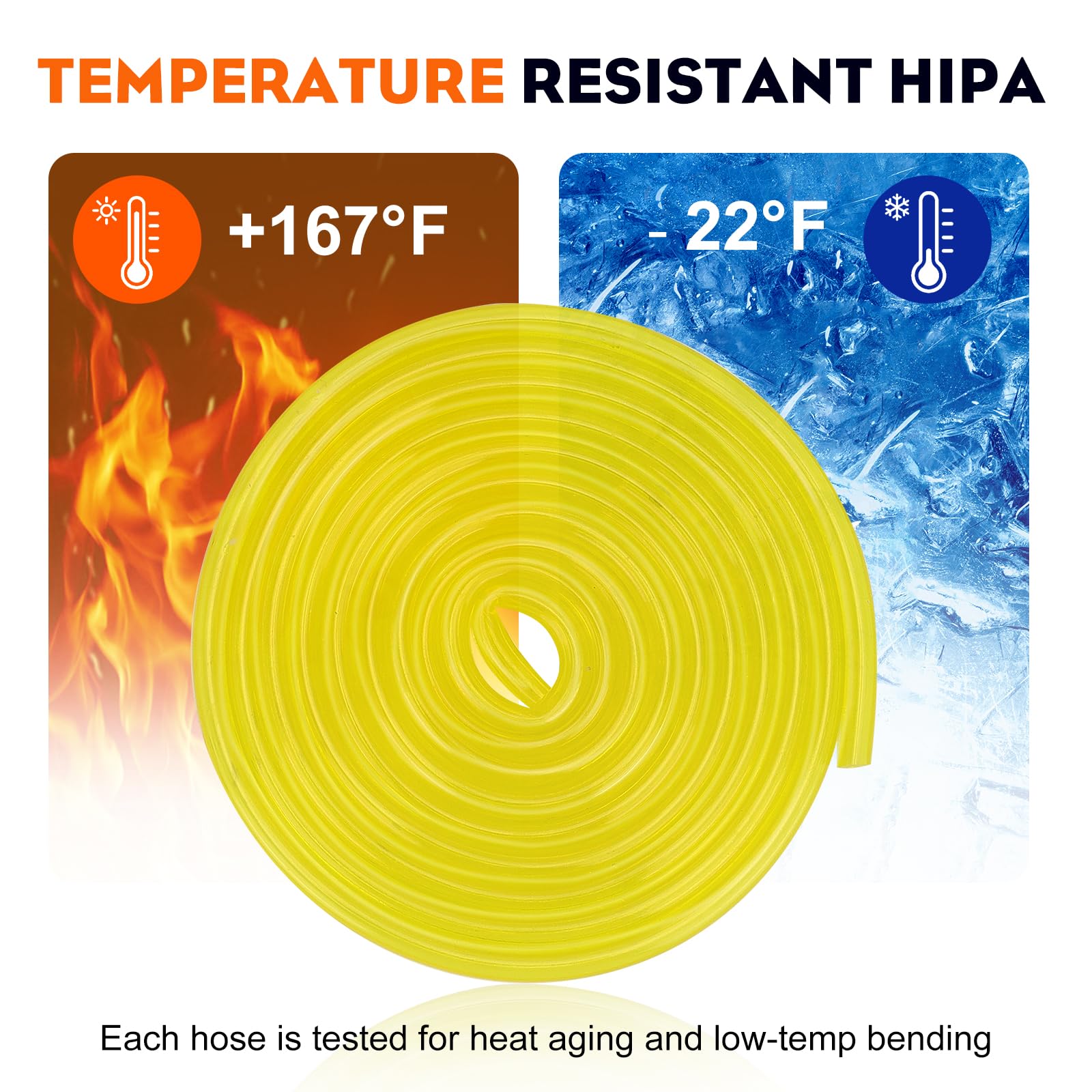 Hipa Fuel Line Hose 10-Feet (3 Meter) I.D 3/32" X O.D 3/16" Tygon Tubing for Common 2 Cycle Engine Chainsaw String Trimmer Blower Models Replace 530069216 - Image 6