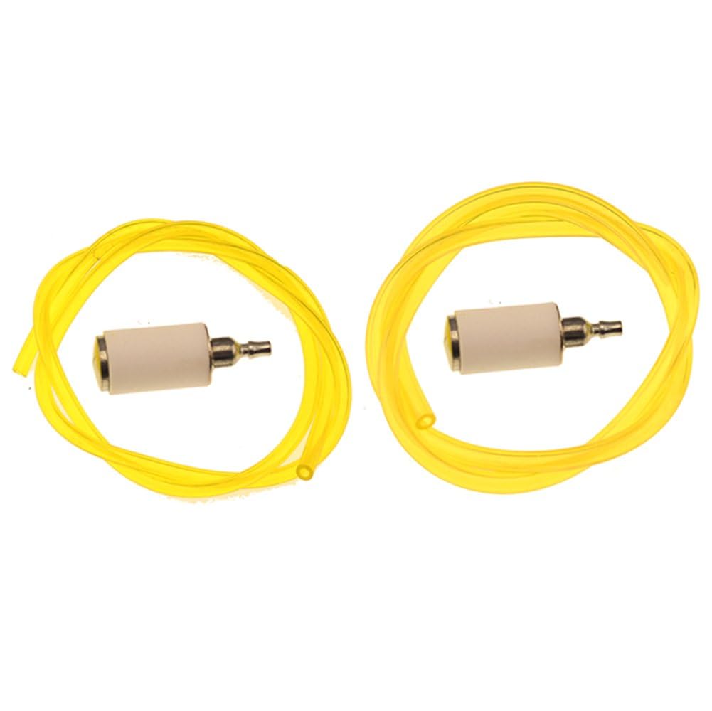 HIPA Fuel Line Hose 3/32" X 3/16" 0.08" X 0.14" + Fuel Filter 530069216 530069247 for Poulan Craftman Sting Trimmer Chainsaw Blower Weedeater (2 feet each) - Image 8