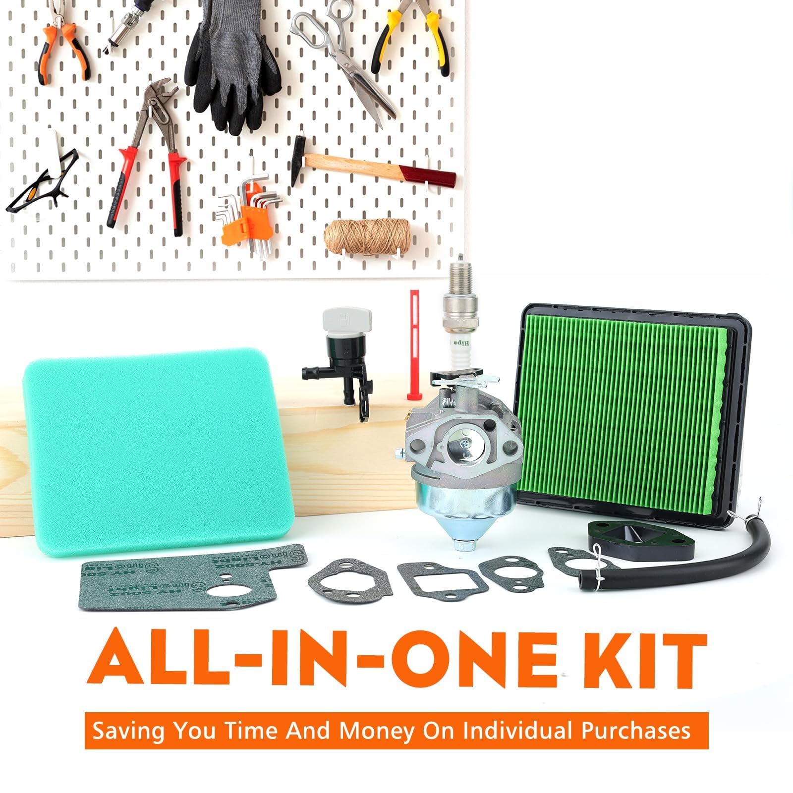 HIPA GCV190 HRX217 Carburetor for Honda GCV 190 GCV190LA GCV190A Engine HRX 217 HRB217 HRX217K1 HRX217K2 Lawn Mower Replace 16100-Z0Y-813 Pressure Washer - Image 5