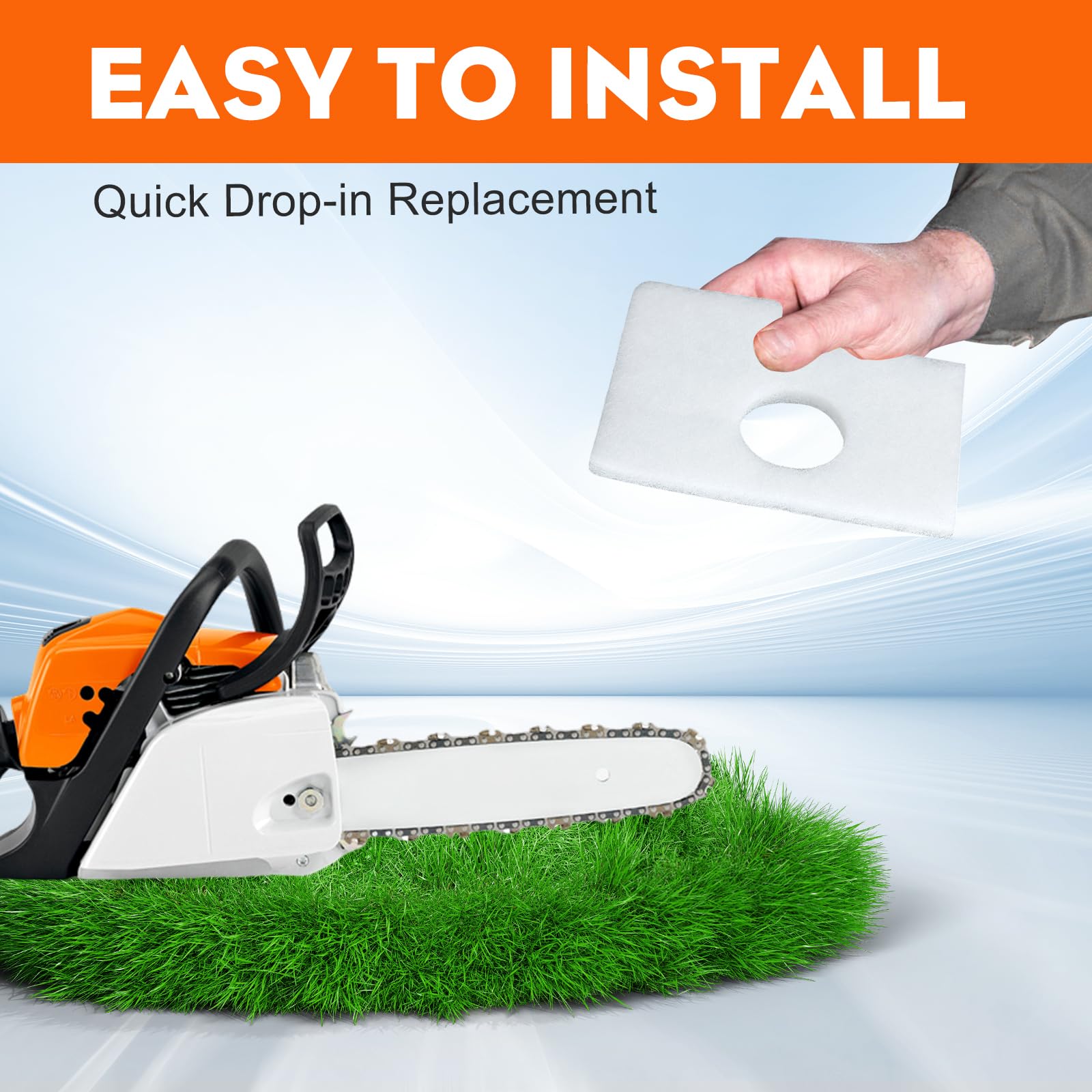 Hipa MS170 MS180 Tune Up Kit Replace for Sthil MS180C MS 170 MS 180 017 018 Chainsaw Air Filter Fuel Line Kit with MS170 Spark Plug Oil Fuel Filter Chainsaw Parts - Image 8