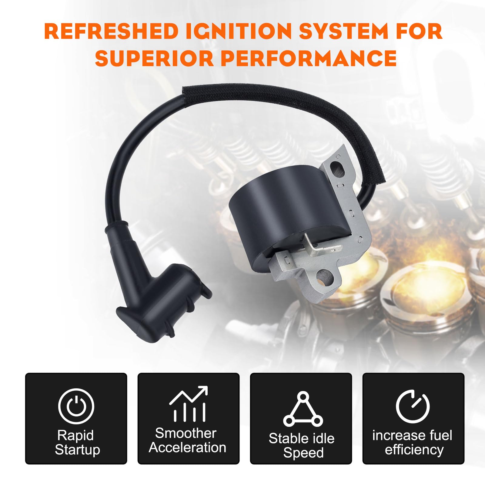 Hipa MS290 029 Ignition Coil for STHIL 026 028 034 036 038 039 MS310 MS260 MS290 MS360 MS390 Chainsaw Parts Replace 0000 400 1300 with Spark Plug - Image 5