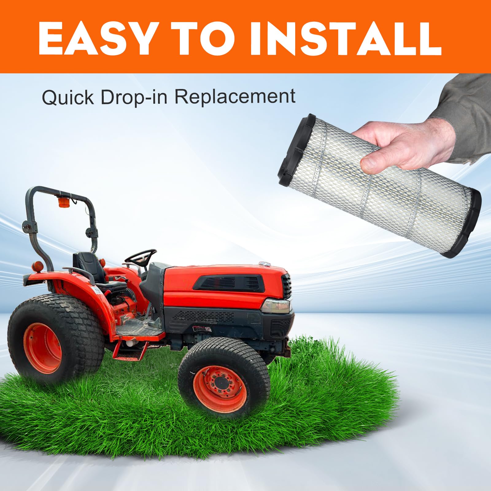 Hipa 11013-7044 11013-7045 Air Filter Tune Up Kit for Kawasaki 11013-7019 11013-7020 FX730V FX850V FH721V FX691V FX801V FH641V FX1000V FH680V FH601V FX751V FD731V FX651V 49065-2071 Oil Filter - Image 7