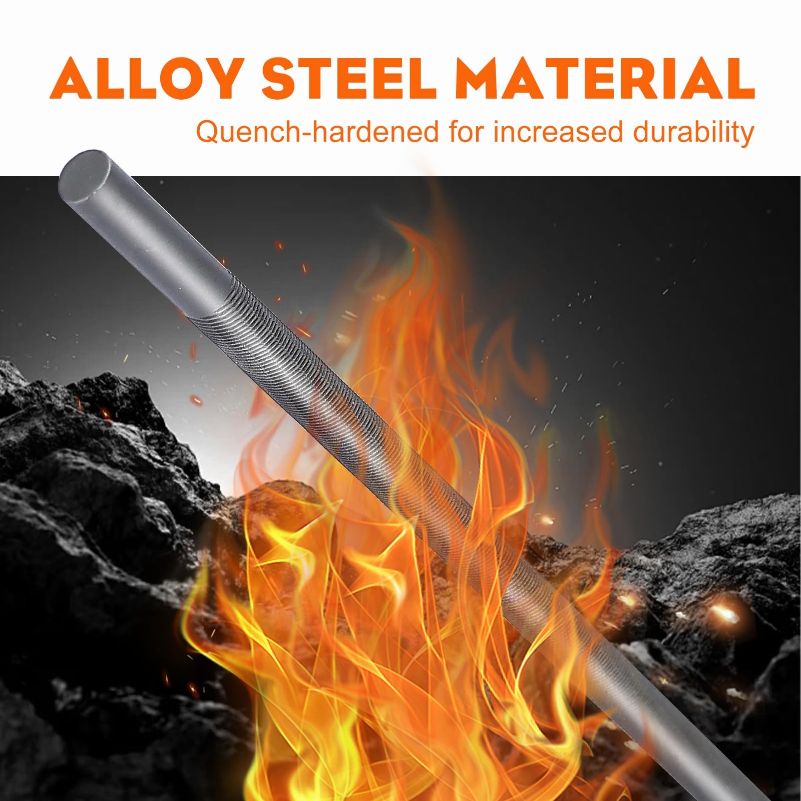 Hipa (Pack of 12 3/16-Inch (4.8 mm) Professional Round Chainsaw Chain Sharpening Files for Chainsaw with .325 Pitch Chains, Replace for Oregon 70503 - Image 5