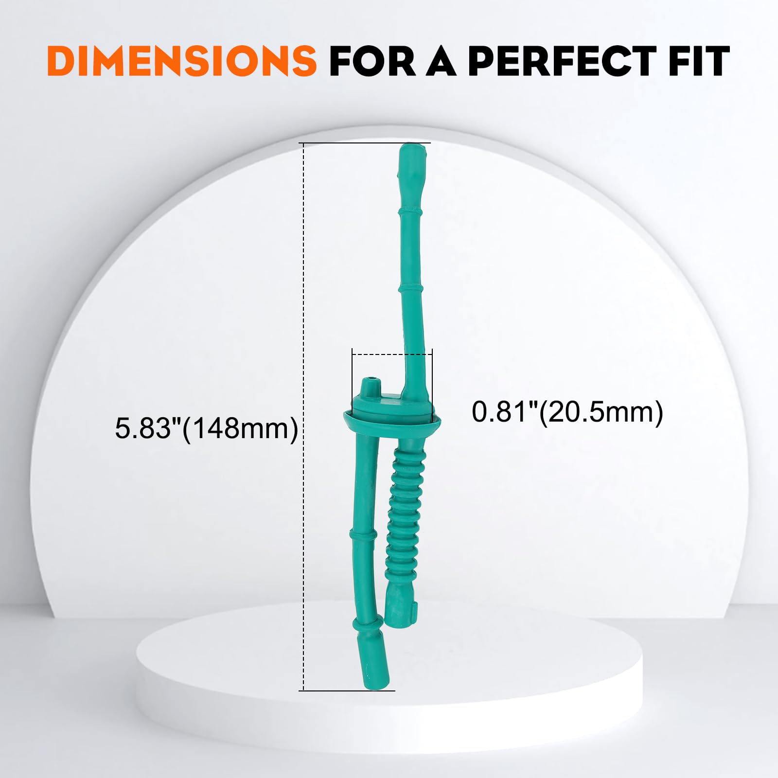 HIPA (Pack of 2) 4140 358 7702 Fuel Line + Fuel Filter Primer Bulb for STHIL FS38 FS45 FS46 FS55 KM55 HL45 MM55 FS100 FS110 FS130 Trimmer Weed Eater - Image 3