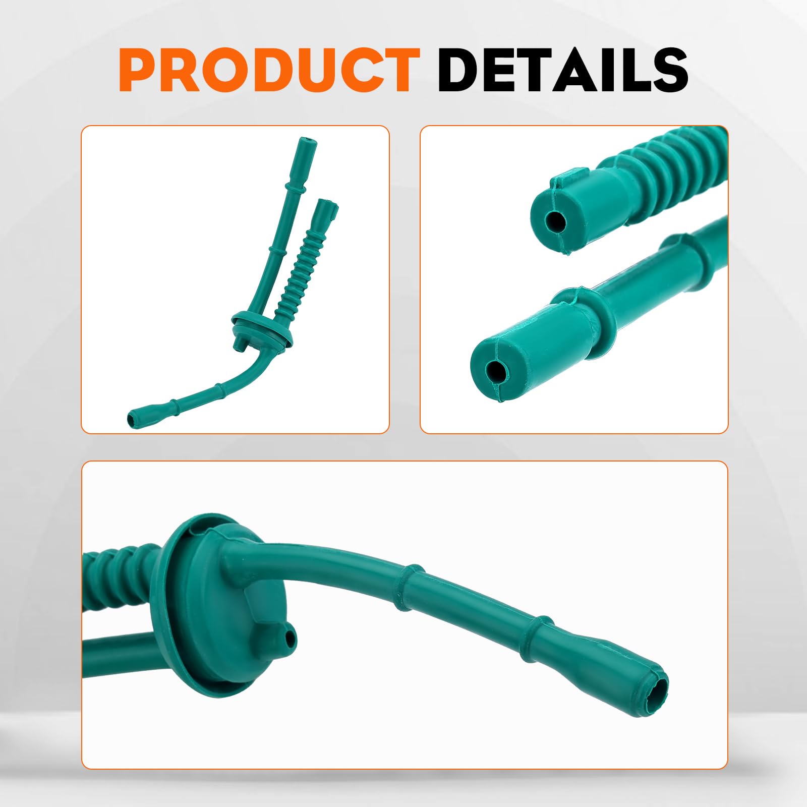 HIPA (Pack of 2) 4140 358 7702 Fuel Line + Fuel Filter Primer Bulb for STHIL FS38 FS45 FS46 FS55 KM55 HL45 MM55 FS100 FS110 FS130 Trimmer Weed Eater - Image 7