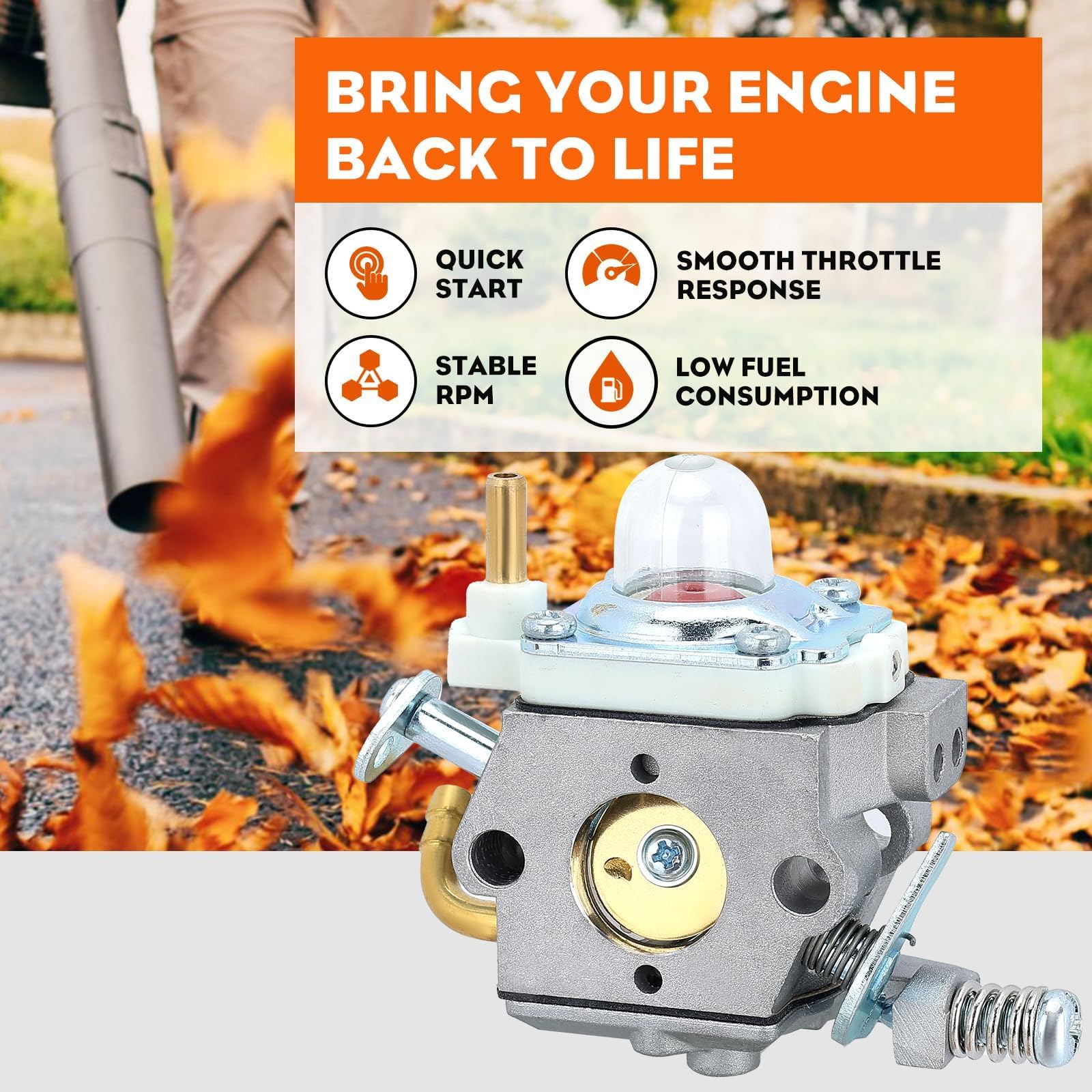 HIPA PB-580T Carburetor Tune Up Kit for Echo PB580T PB-580 PB-580H Shindaiwa EB600RT Backpack Blower Parts # WTA-35 A021004331 - Image 5