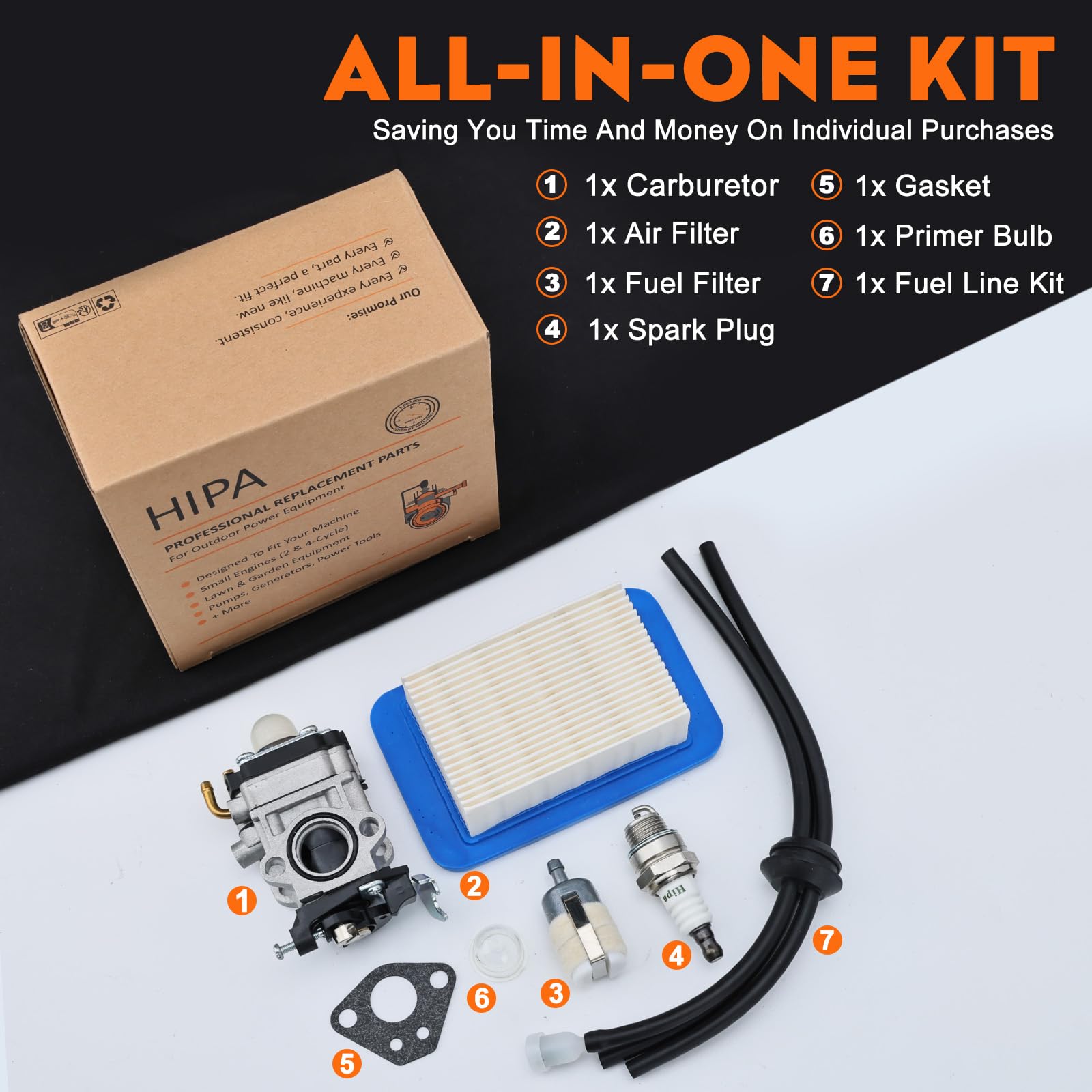 Hipa PB-755ST Carburetor for Echo PB755ST PB 755ST PB-755H PB-755T PB-755SH PB-651H PB-651T PB-751T PB-751H Shindaiwa EB633RT Backpack Blower Replace A021000812 WYK-192 WYK-192-1 - Image 5