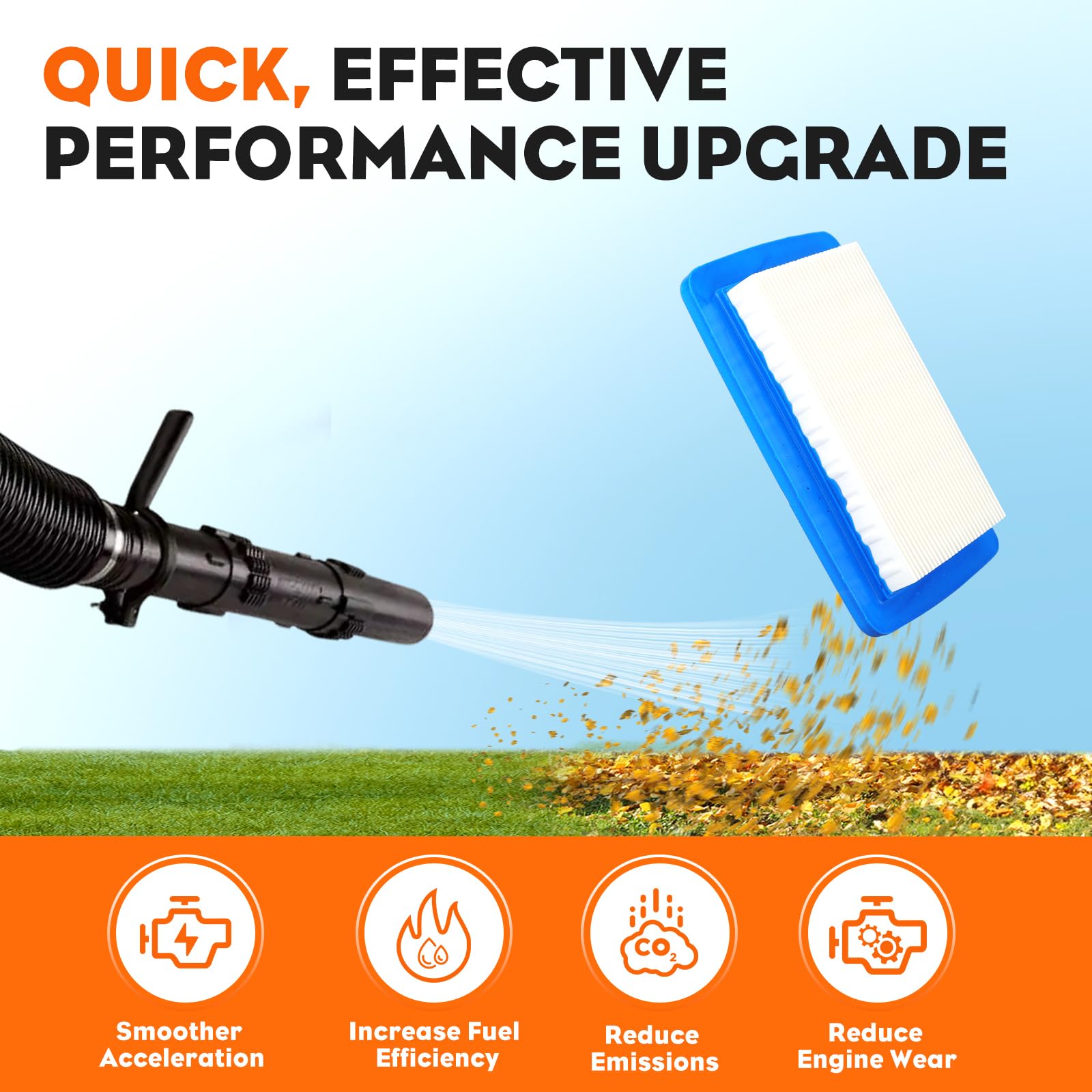 Hipa (pack of 3) A226000410 Air Filter for Echo PB-770H PB-770T PB-760LNH Backpack Blower for Shindaiwa EB770RT Blowers Backpack - Image 4