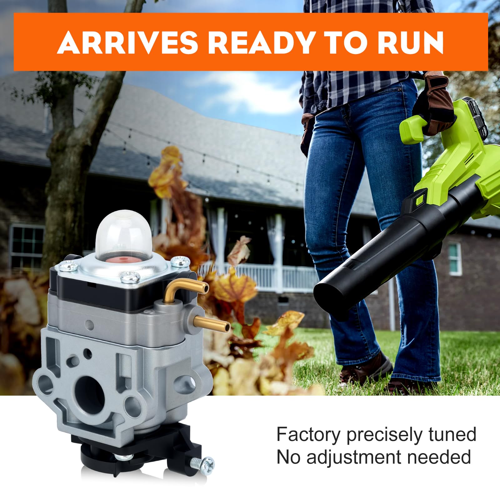 Hipa RY25AXB 308054121 Carburetor Kit for Roybi 25CC Leaf Blower Replace WYJ-533 Carb RY25AXB Gas Jet Fan Blower Model Parts - Image 6