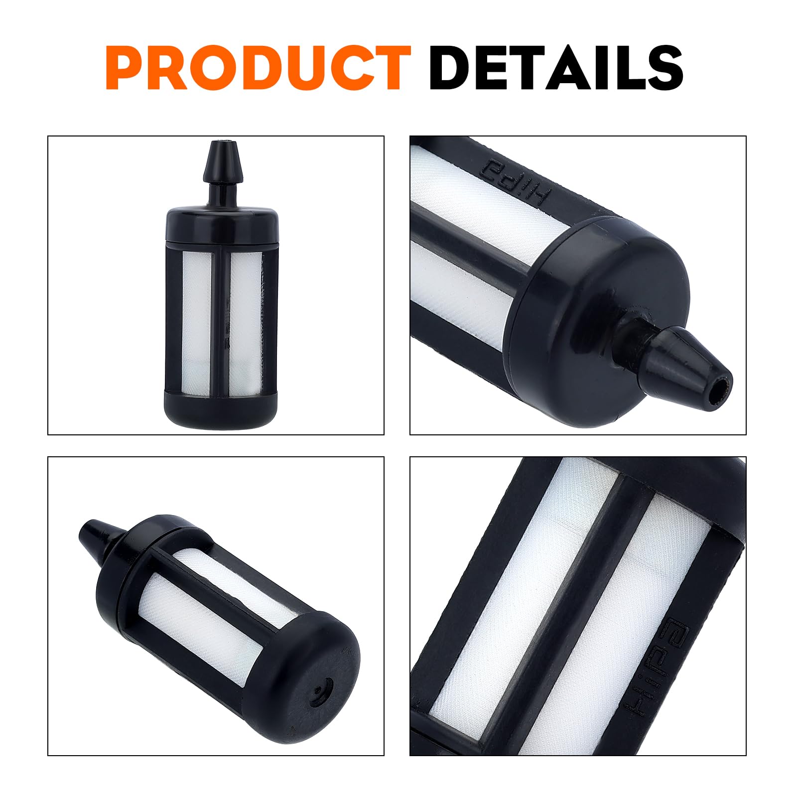 Hipa Sthil Chainsaw Fuel Filter ZF-4 for STHIL 0000-350-3502 BG45 BG55 BG65 BG85 BG56 BG66 BG72 BG75 BR200 BR320 BR340 BR420 BR500 BR550 BR600 SH55 SH85 SH56 SH86 Blower - Image 7