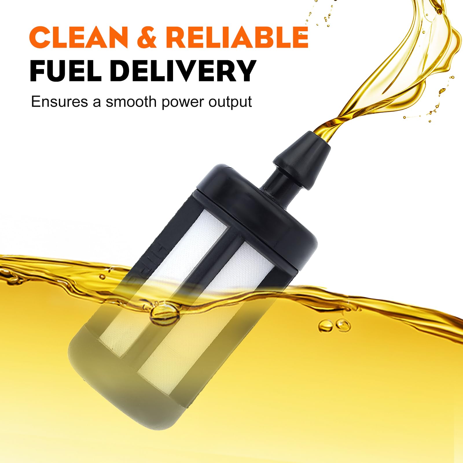 Hipa Sthil Chainsaw Fuel Filter ZF-4 for STHIL 0000-350-3502 BG45 BG55 BG65 BG85 BG56 BG66 BG72 BG75 BR200 BR320 BR340 BR420 BR500 BR550 BR600 SH55 SH85 SH56 SH86 Blower - Image 8